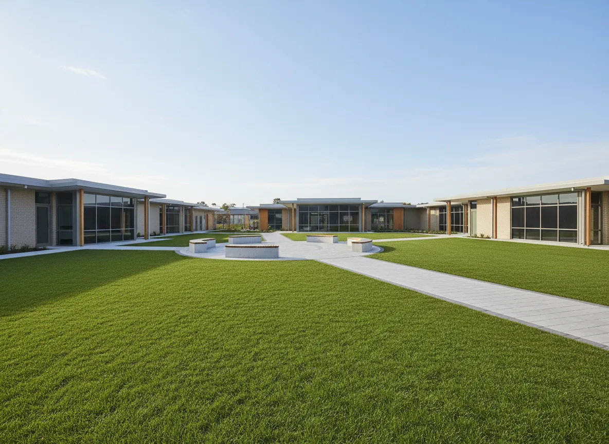 School or local business turf project